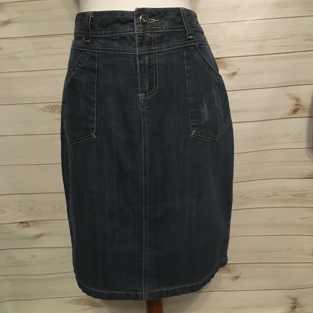 Baccini Denim Skirt size 8